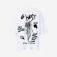 G West Oversized Smoke Skeleton Tee - Women