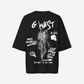 G West Oversized Smoke Skeleton Tee - Women