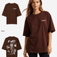 G West Oversized Smoke Skeleton Tee - Women