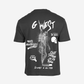 G West Mens Oversized Smoke Skeleton Tee