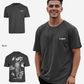 G West Mens Oversized Smoke Skeleton Tee
