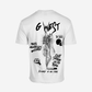 G West Mens Oversized Smoke Skeleton Tee