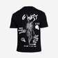 G West Mens Oversized Smoke Skeleton Tee