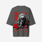 G West Oversized Smoke Skull Tee - Women