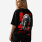 G West Oversized Smoke Skull Tee - Women