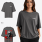 G West Oversized Smoke Skull Tee - Women