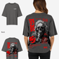 G West Oversized Smoke Skull Tee - Women