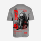 G West Oversized Smoke Skull T-Shirt Mens