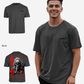 G West Oversized Smoke Skull T-Shirt Mens
