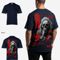 G West Oversized Smoke Skull T-Shirt Mens