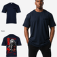 G West Oversized Smoke Skull T-Shirt Mens