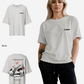G West Womens Oversized Spade Of Sharks T Shirt