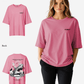 G West Womens Oversized Spade Of Sharks T Shirt