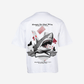 G West Oversized Spade Of Sharks T Shirt Mens