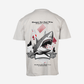 G West Oversized Spade Of Sharks T Shirt Mens