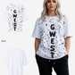 G West Womens Oversized Splatter Tee