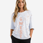 G West Womens Oversized Splatter Tee