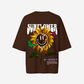 G West Womens Oversized Sunflower Tee