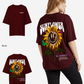 G West Womens Oversized Sunflower Tee
