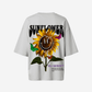 G West Womens Oversized Sunflower Tee
