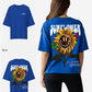 G West Womens Oversized Sunflower Tee