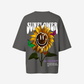 G West Womens Oversized Sunflower Tee
