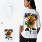 G West Womens Oversized Sunflower Tee
