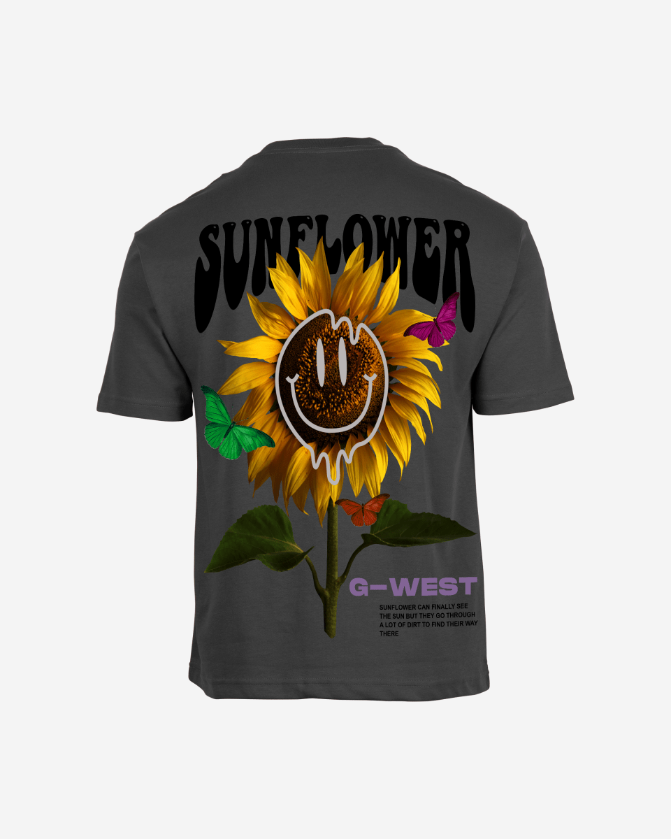 G West Oversized Sunflower T-Shirt Mens