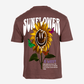 G West Oversized Sunflower T-Shirt Mens