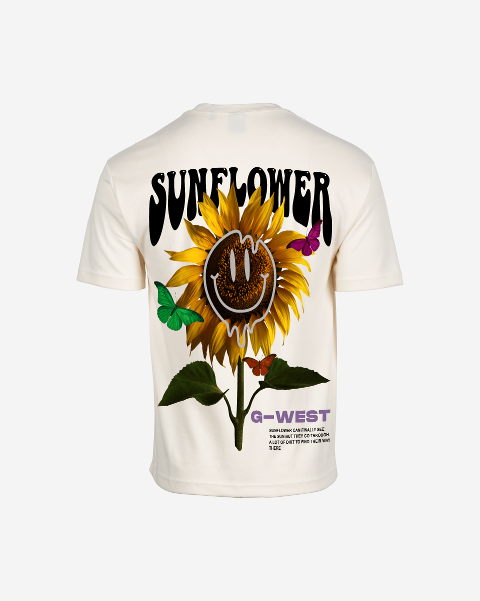 G West Oversized Sunflower T-Shirt Mens
