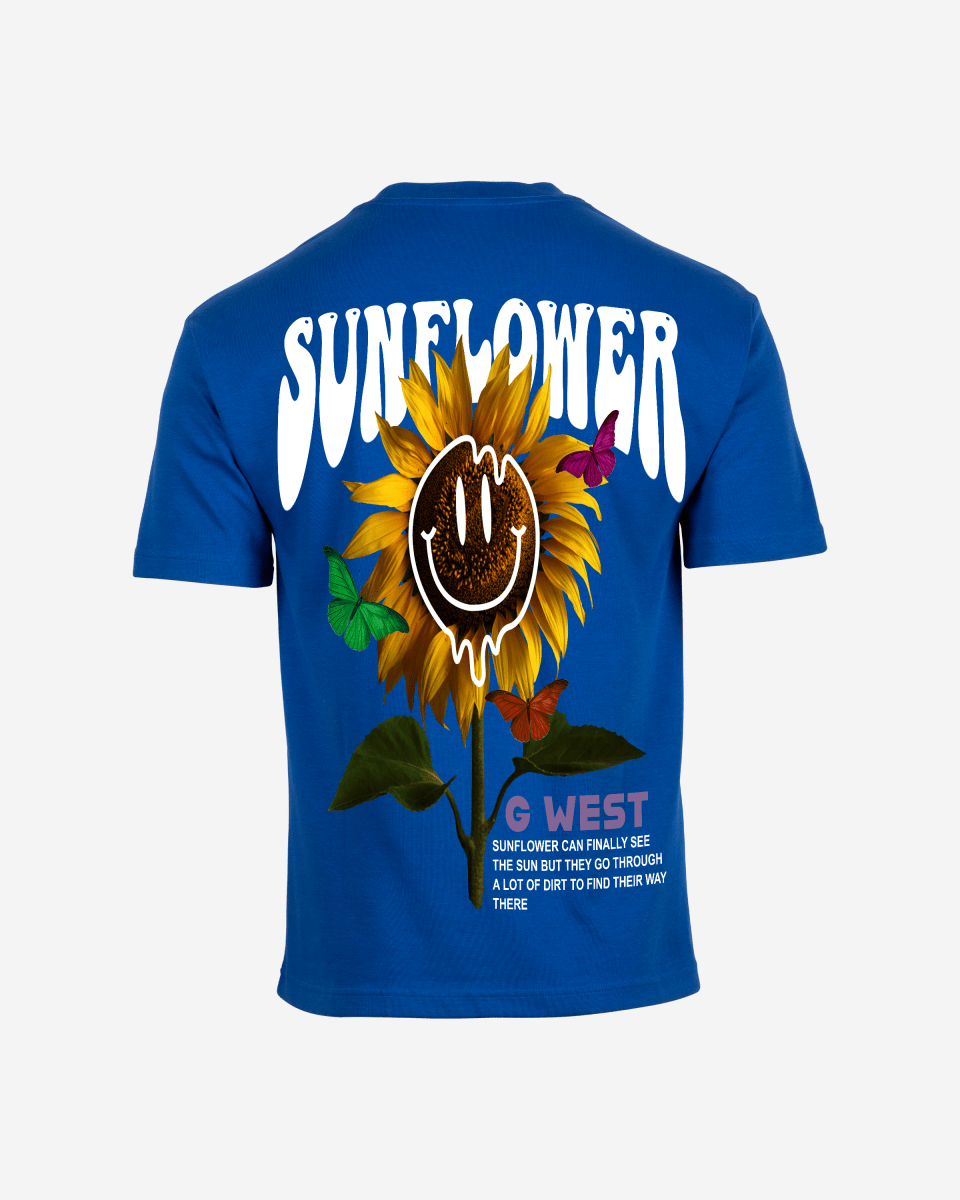 G West Oversized Sunflower T-Shirt Mens