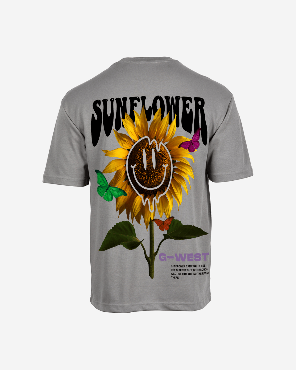 G West Oversized Sunflower T-Shirt Mens
