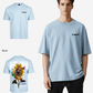 G West Oversized Sunflower T-Shirt Mens