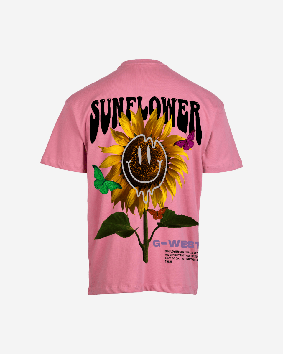 G West Oversized Sunflower T-Shirt Mens