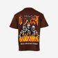G West Oversized Tri Skeleton T-Shirt Mens