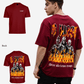 G West Oversized Tri Skeleton T-Shirt Mens