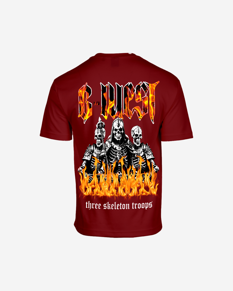 G West Oversized Tri Skeleton T-Shirt Mens