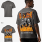 G West Oversized Tri Skeleton T-Shirt Mens