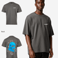 G West Mens Oversized True Blue Ski Mask Oversized Tee
