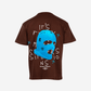 G West Mens Oversized True Blue Ski Mask Oversized Tee