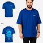 G West Mens Oversized True Blue Ski Mask Oversized Tee