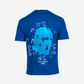 G West Mens Oversized True Blue Ski Mask Oversized Tee
