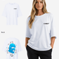 G West Womens Oversized True Blue Ski Mask Oversized Tee