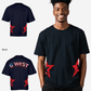 G West Mens Oversized Usa Flag Arch Logo Tee