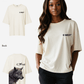 G West Womens Oversized Wolf T Shirt