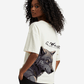 G West Womens Oversized Wolf T Shirt