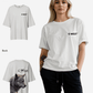 G West Womens Oversized Wolf T Shirt