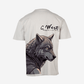 G West Mens Oversized Wolf T Shirt
