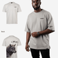 G West Mens Oversized Wolf T Shirt