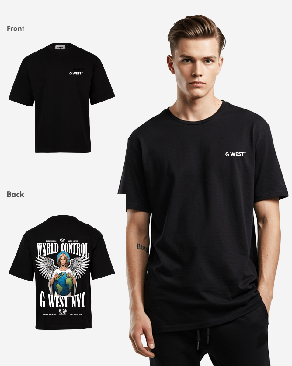 G West Mens Oversized World Tee T-Shirt
